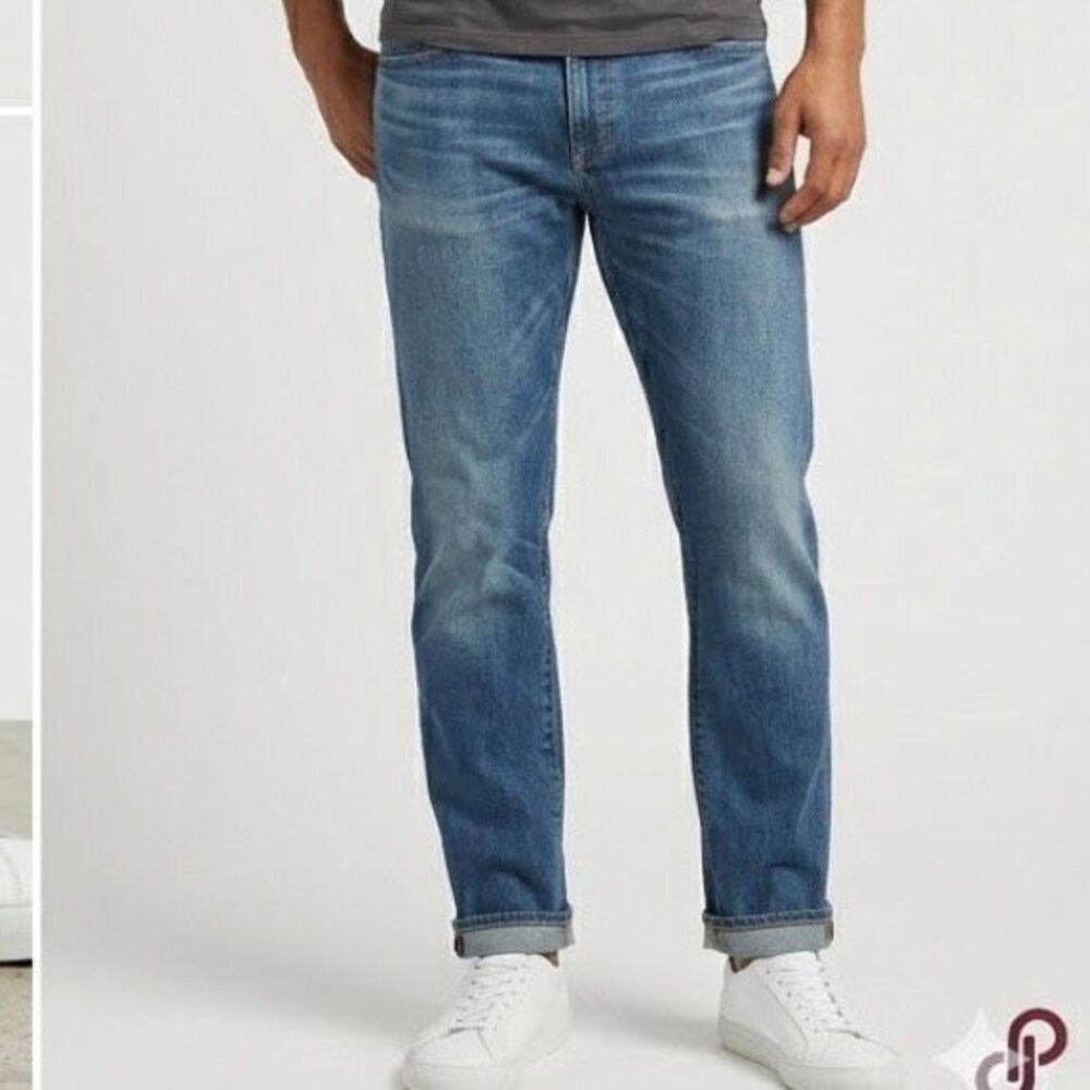 American eagle men’s 38 x 32 athleisure athletic skinny relaxed blue jeans